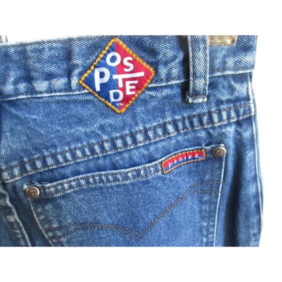 Vintage Women's WESTERN Jeans 3/4 27 W  1990's POSTED RANCH MOM DENIM Slim 27x29 - Picture 4 of 6